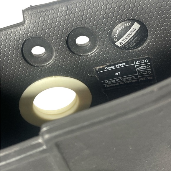 CROCS Black Winter Rain Boots Ankle Height Waterproof - Picture 6 of 9